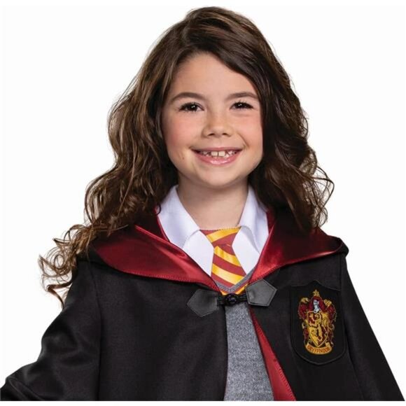 Halloween Harry Potter Costume School Dress Deluxe Hermione Costume for Girls - Picture 3 of 8